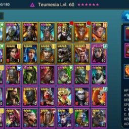 Power 1.08M | Level 61 | 17 Legendary | 92 Epic | 20.2K Energy | RSLA127 0